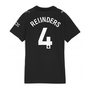 Manchester City Tijjani Reijnders #4 Vieraspaita Naisten 2025-26 Lyhythihainen